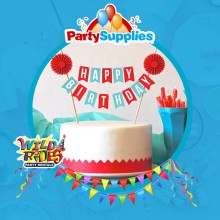 Birthday Party Cake Banner