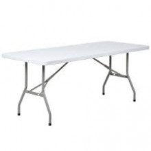 White Plastic Folding Table - Rectangular
Tressle
24