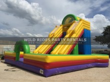 Inflatable Rock Climbing w/Double Slide