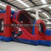 Spiderman Inflatable Bouncer w/Slide
