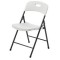 White Plastic Folding Chair