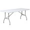 White Plastic Folding Table - Rectangular
Tressle
24" x 72"
6 - 8 Seater