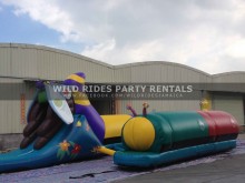 Caterpillar to Giant Moth Inflatable Tunnel