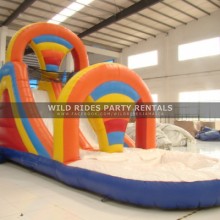 Double Lane Inflatable Water Slide